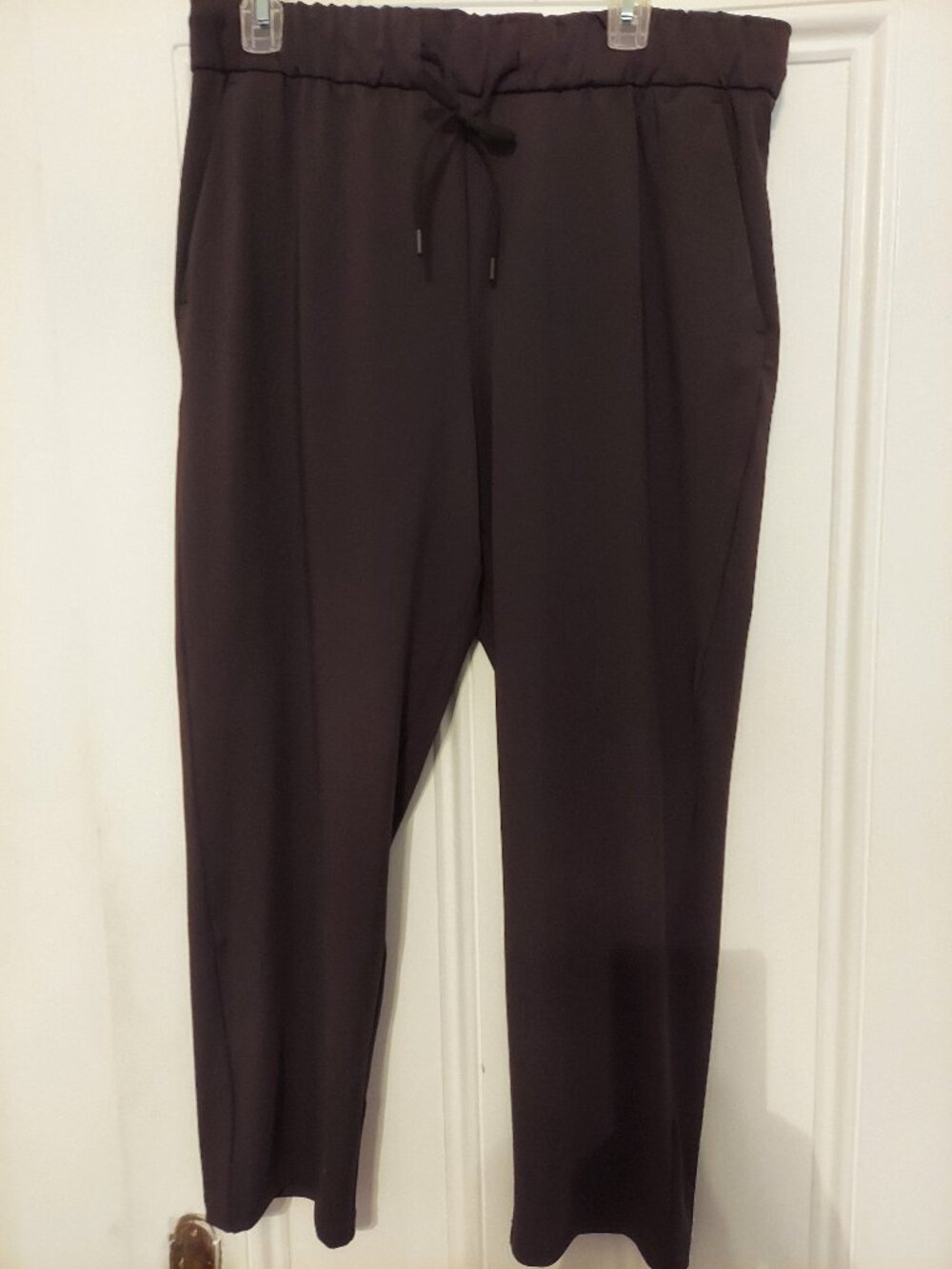 NWOT Hillary Radley Black Elastic Waist Pull On Pants size L